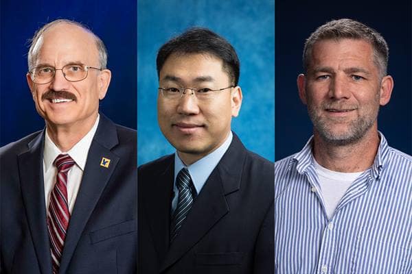 Drs. Mark Benton Sr.,  Daewon Kim and Michael Kinzel