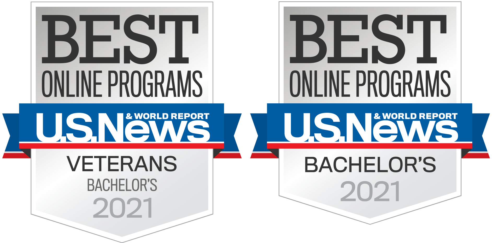 Embry-Riddle is ranked best online program for bachelor's for veterans and bachelor's by U.S. News and World Report