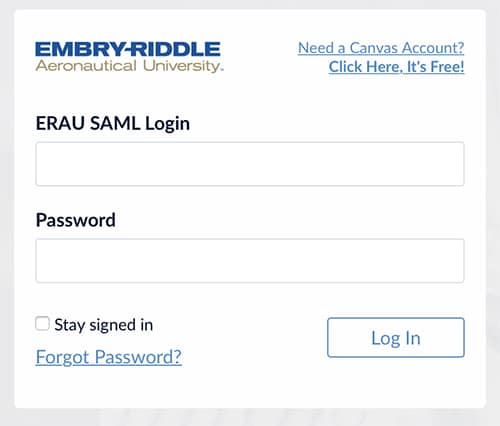 Use http://erau.instructure.com/login/canvas for continued access (enter selected username in 'ERAU SAML Login')
